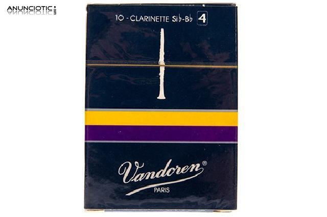 Caja 10 ca&ntilde;as vadoren clarinete dureza 4