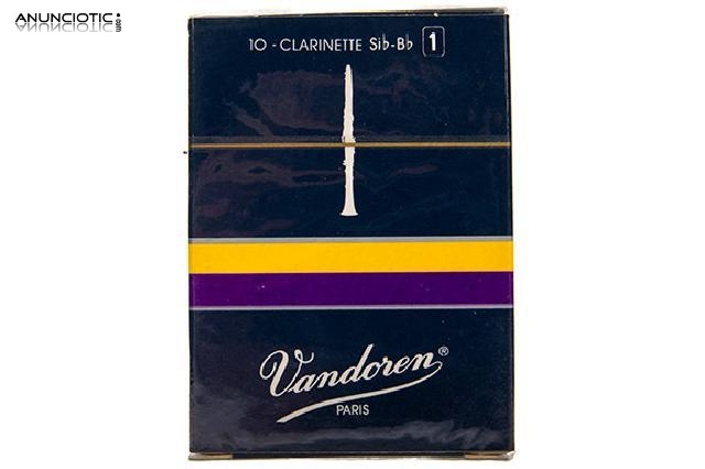 Caja 10 ca&ntilde;as vadoren para clarinete dureza 1