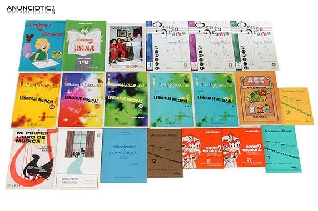 Libros de ense&ntilde;anza musical