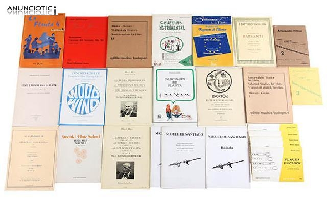 Partituras y m&eacute;todos para flauta