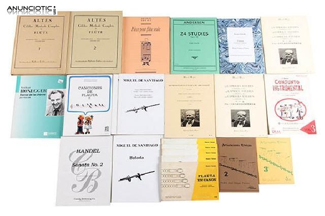 Libros y m&eacute;todos para flauta