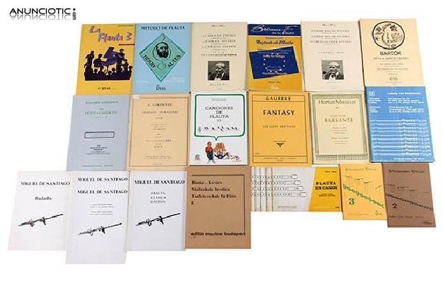 Lote m&eacute;todos para flauta