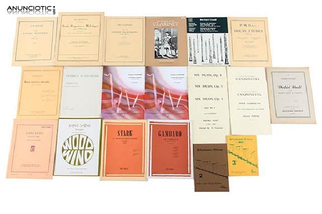 M&eacute;todos y partituras para clarinete