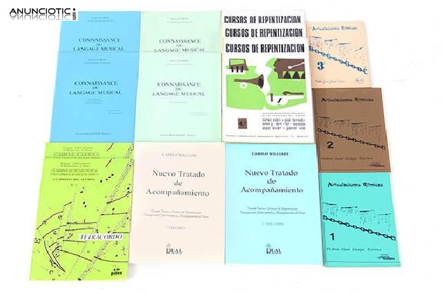 Lote variado de m&eacute;todos y libros