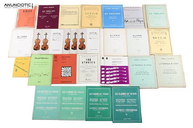 M&eacute;todos y partituras para viol&iacute;n