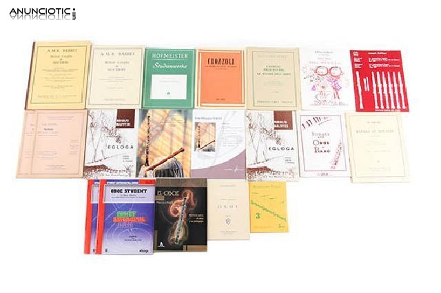 Partituras y m&eacute;todos para oboe