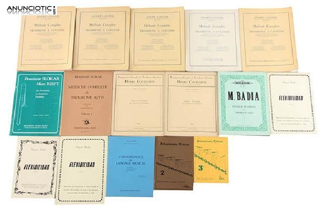 M&eacute;todos y partituras para tromb&oacute;n
