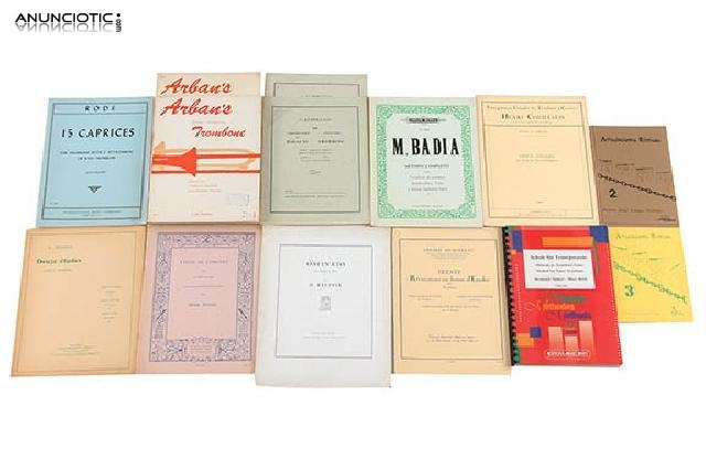 Lote m&eacute;todos tromb&oacute;n