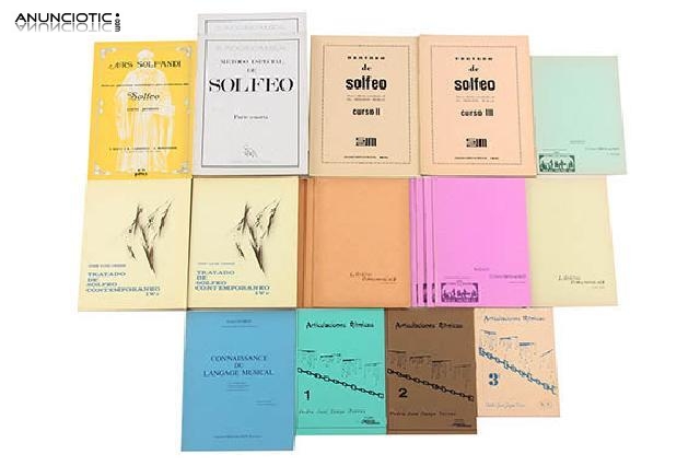 Pack con 14 m&eacute;todos de solfeo