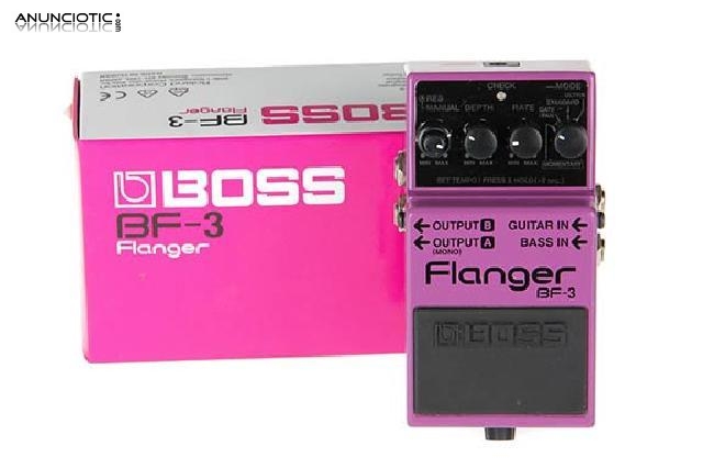 Boss flanger bf-3 pedales y pedaleras