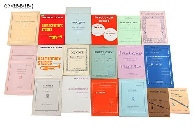 Pack de m&eacute;todos y partituras para trompeta