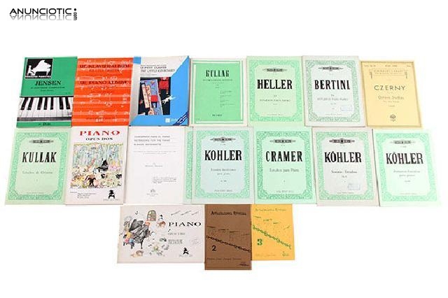 Pack de m&eacute;todos y partituras para piano