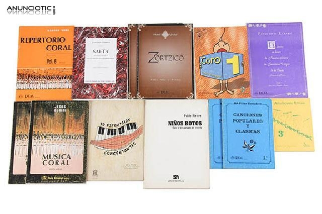 Libros de coral partituras y m&eacute;todos