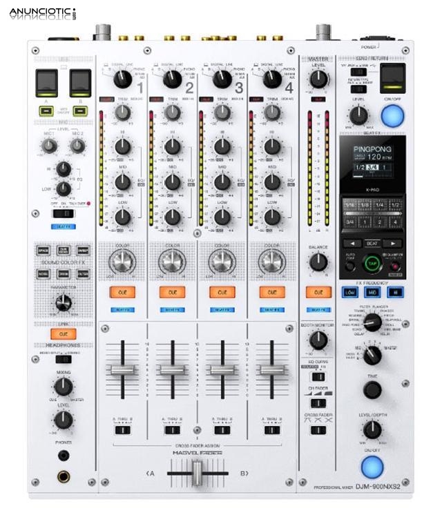 Pioneer CDJ-2000NXS2-W and DJM-900NXS2-W � Limited edition white is 2350 Eu