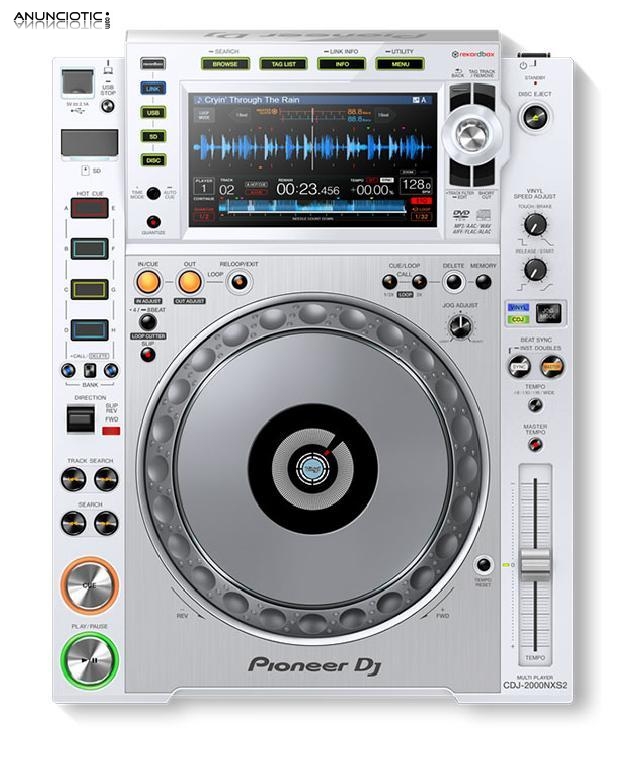 Pioneer CDJ-2000NXS2-W and DJM-900NXS2-W � Limited edition white is 2350 Eu