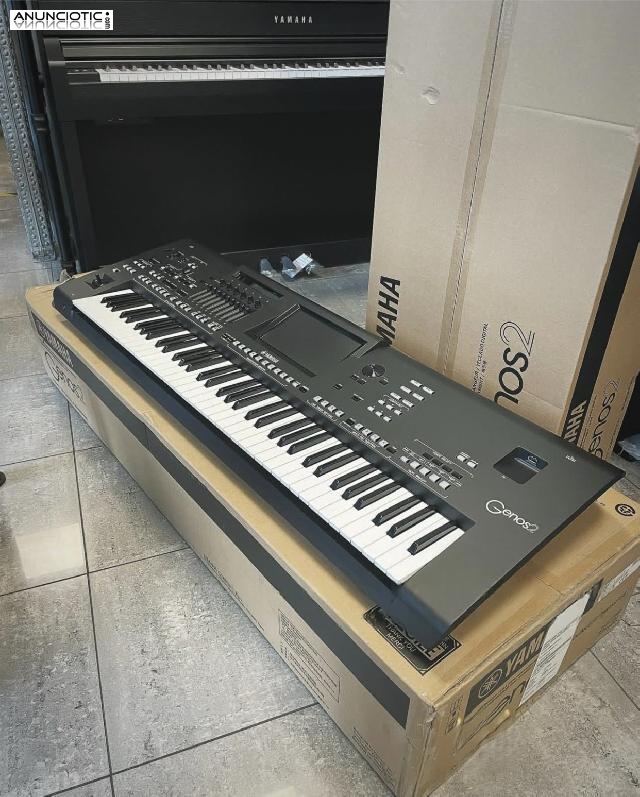 Yamaha Genos2 76-key,  Yamaha Tyros5, Yamaha MODX8+, Yamaha PSR-SX920 