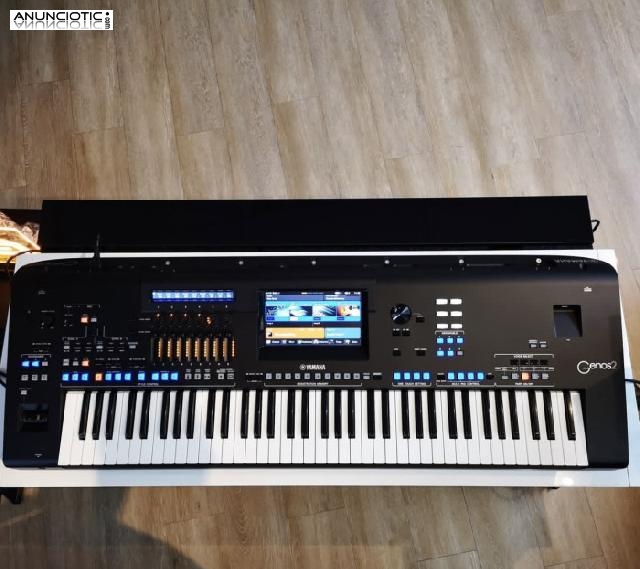 Yamaha Genos2 76-key,  Yamaha Tyros5, Yamaha MODX8+, Yamaha PSR-SX920 