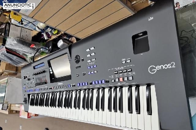 Yamaha Genos2 76-key,  Yamaha Tyros5, Yamaha MODX8+, Yamaha PSR-SX920 
