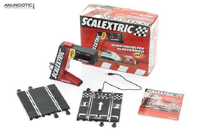 Cuenta vueltas electr&oacute;nico scalextric evo 1