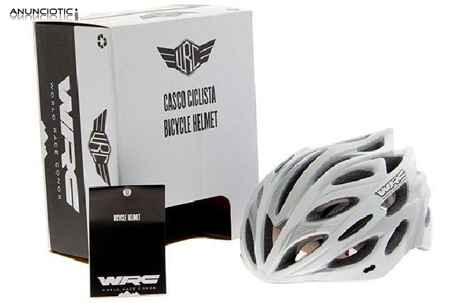Casco ciclismo wrc color blanco talla s/m