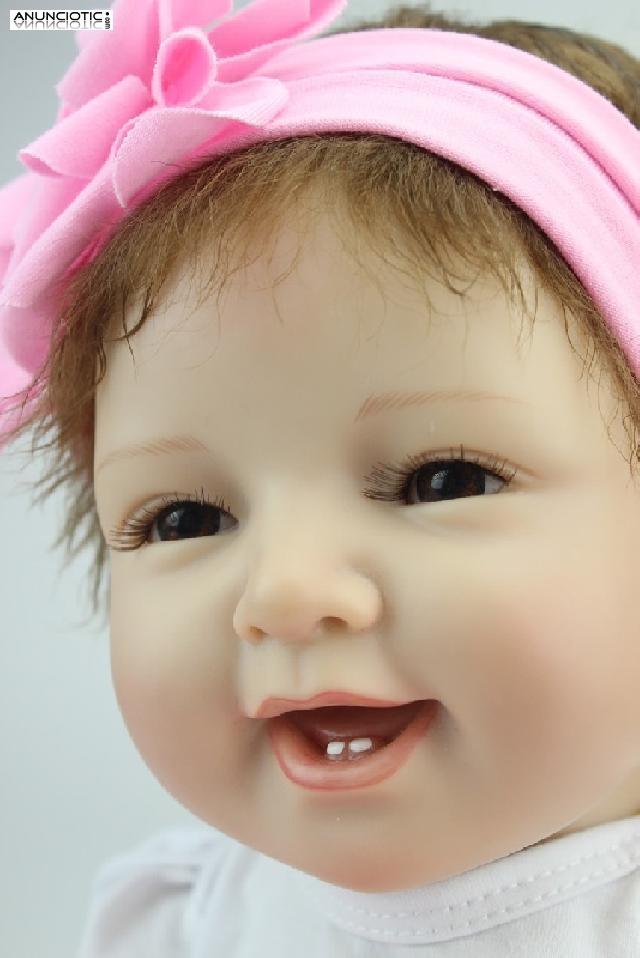 Mu&ntilde;eca reborn vinilo siliconado: arlet