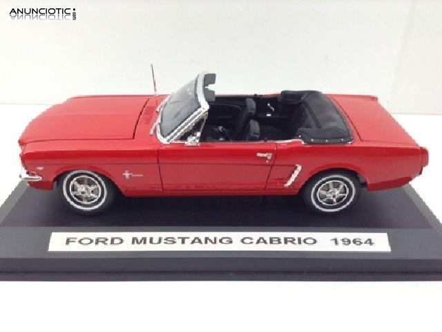 Coche metal welly ford mustang cabrio 
