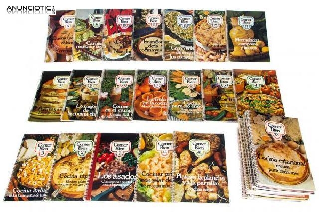 Colección 42 Libros de Cocina "Comer bien"