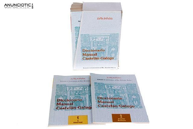 Colección diccionario manual castellano - gallego 14 unidades
