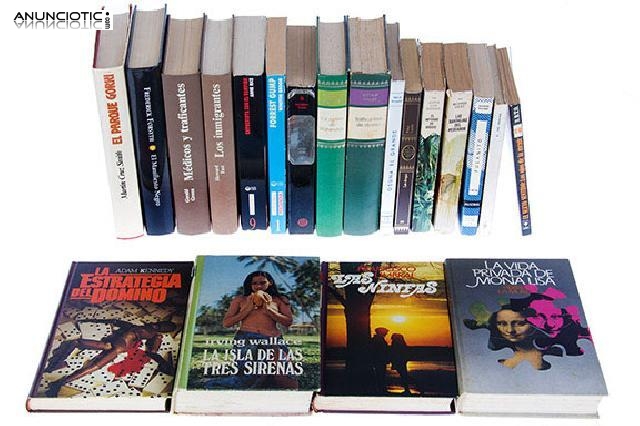 Libros de narrativa en castellano 20 unidades