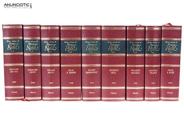 Colecci&oacute;n libros premios planeta 9 tomos