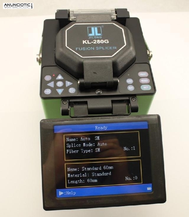 Fusionadora KL-280 Con la cuchilla FC-6S de fibra &oacute;ptica