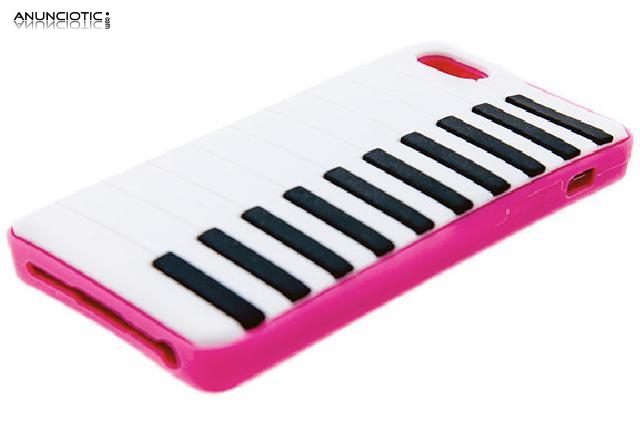 Funda de piano, rosa, para iphone 5
