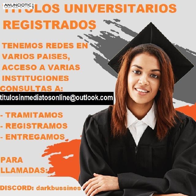 TITULOS UNIVERSITARIOS EUROPA Y AMERICA ONLINE