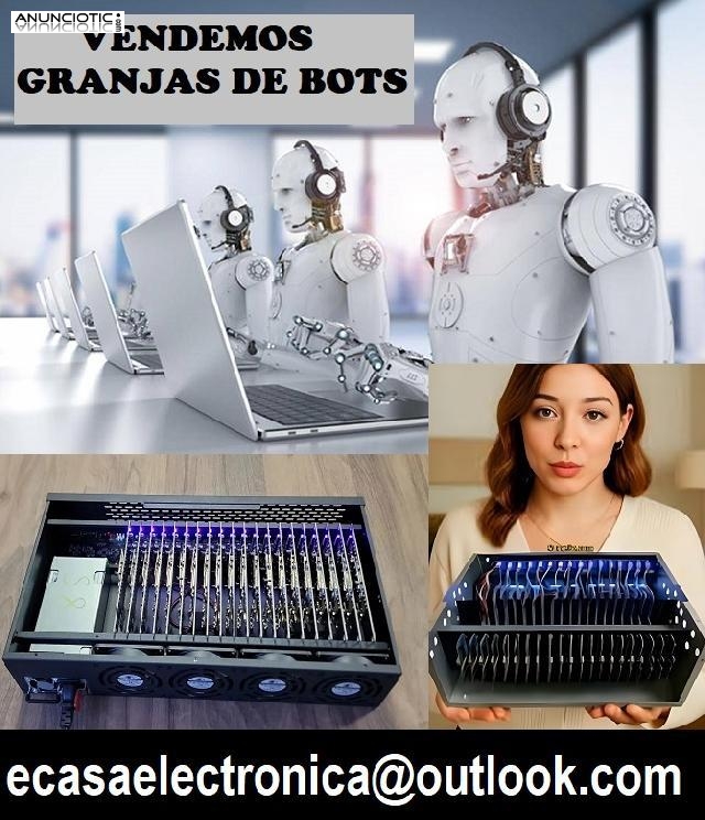VENDO GRANJAS DE BOTS ENVIOS A CUALQUIER PAIS