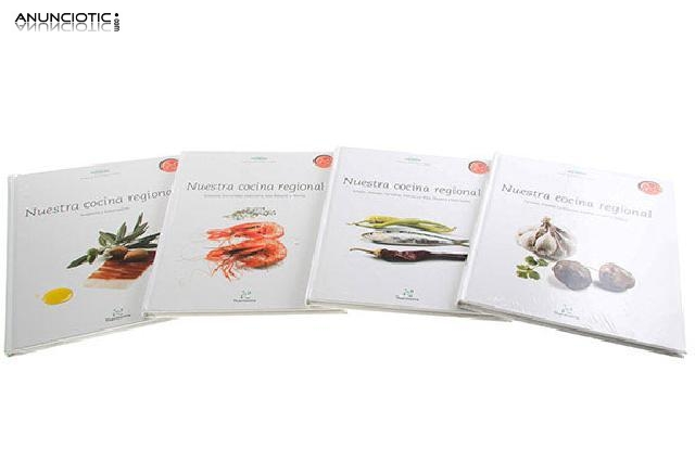 Colecci&oacute;n 4 libros nuestra cocina regional