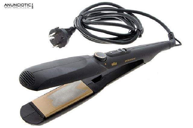 Plancha de pelo con placas cer&aacute;micas. 220-240v