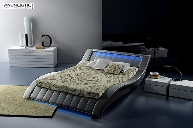 CAMA DE ORIGINAL DISE&Ntilde;O EN POLIPIEL