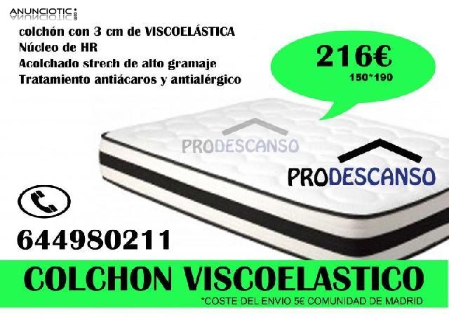 Extraordinario colch&oacute;n