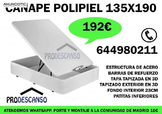 Porte y montaje de canap&eacute;