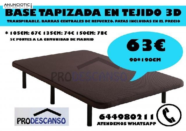 Las bases m&aacute;s tapizadas