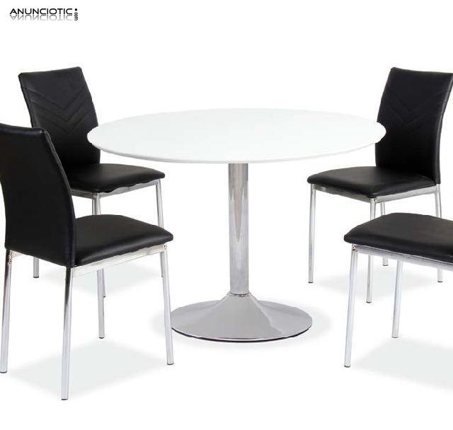 Mesa de comedor redonda ferrol 90cm di&aacute;metro