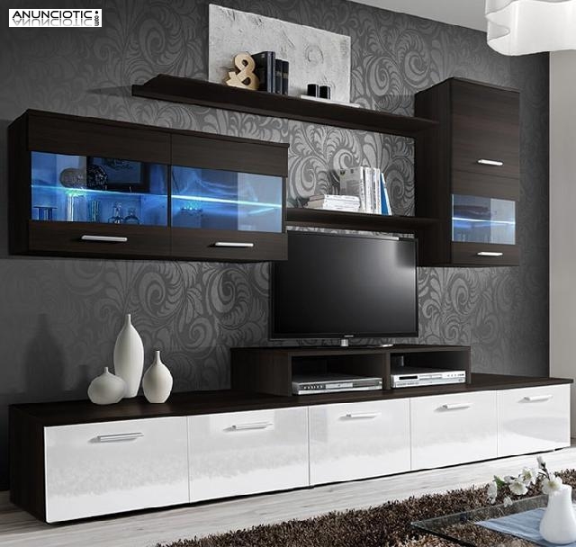 Mueble sal&oacute;n modelo jana wengu&eacute;