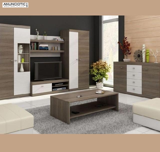 Mueble de sal&oacute;n cristel truflowy/blanco