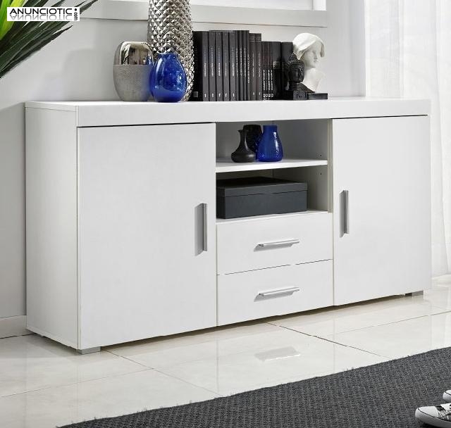 Aparador de dise&ntilde;o modelo taby blanco