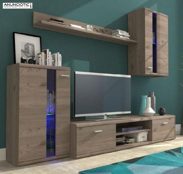 Mueble de sal&oacute;n carry en color nelson