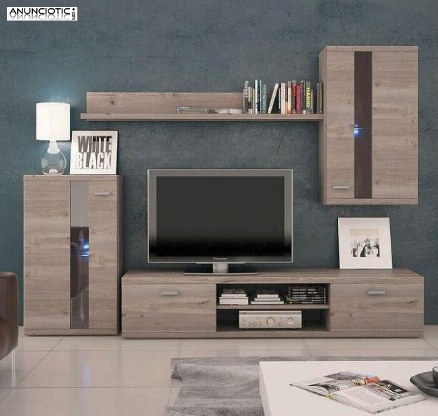 Mueble de sal&oacute;n carry en color nelson
