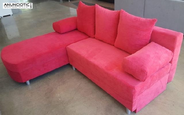 Sof&aacute; cama modelo Alys color rojo con