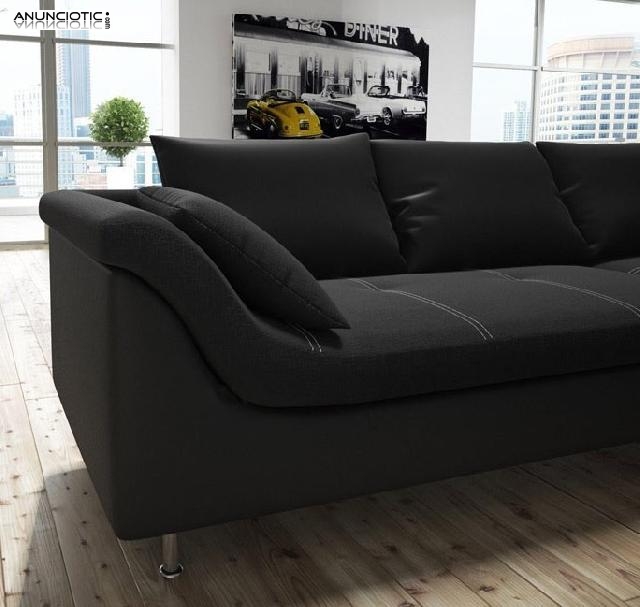 Sof&aacute; Judit negro/negro con chaise