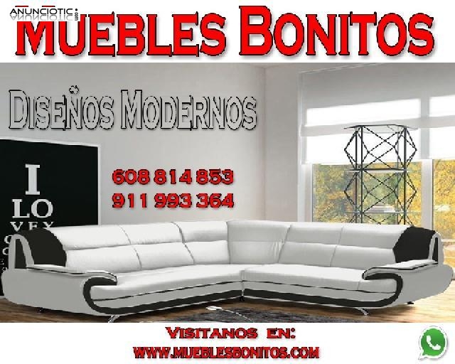 Sof&aacute; Blanco con Negro Ref 3276