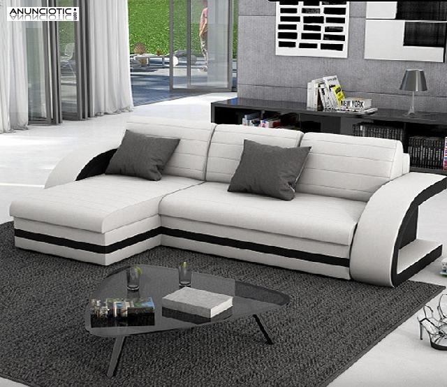 Sof&aacute; cama Hilda con chaise longue